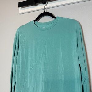 Emerson and Friends Bamboo Long Sleeve Shirt Mens Size Small Green